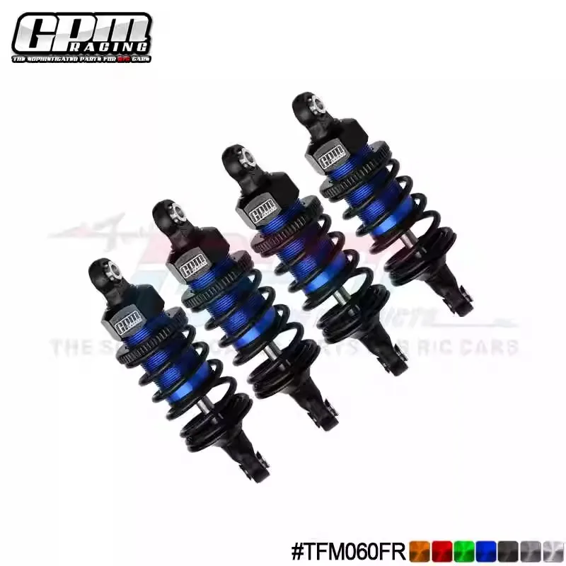 

GPM Alloy Front & Rear Oil Filled Ultra Shocks For TRAXXAS 1/10 4-TEC Drift Ford Mustang 8360