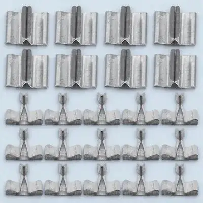 

100Pcs Making Supplies Metal Wick Holders for DIY Wick Fixator Tabs Reusable Bases Strong