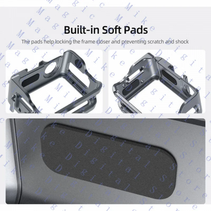 

UU For Insta360 GO 3 Metal Bezel Camera Expansion Bezel Cooling Protective Case