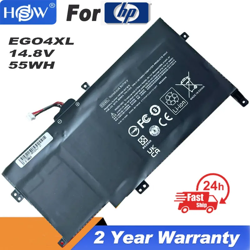 

Laptop Battery EG04XL EGO4XL 14.8V/60Wh/3900mAh For Envy 6 Series Envy Sleekbook 6 HSTNN-DB3T HSTNN-IB3T TPN-C103 TPN-C108