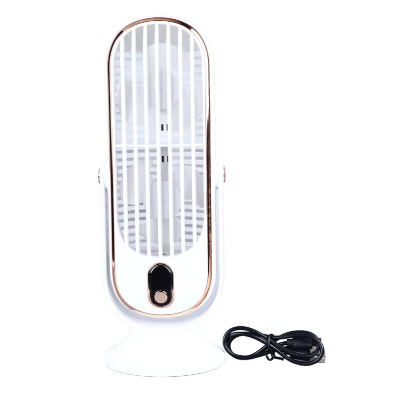 

Настольный вентилятор 1800 мАч с бесщеточным двигателем, USB, осциллирующий, тихий, 5-скоростной, башенный вентилятор для дома, автомобиля, офиса