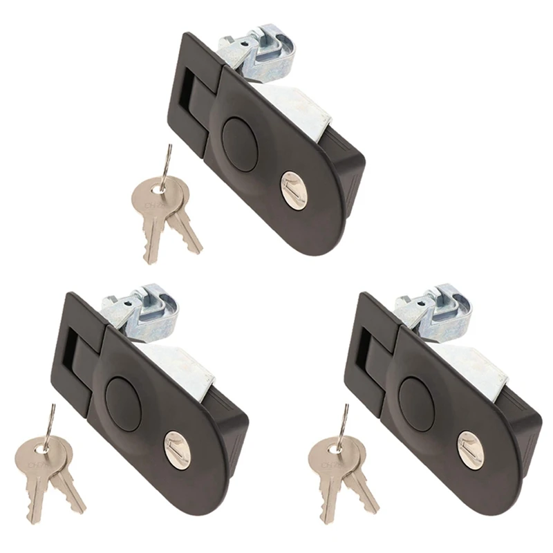 

3X Door Lock Heavy Duty Compression Latch Lever Lock For RV Marine Camper