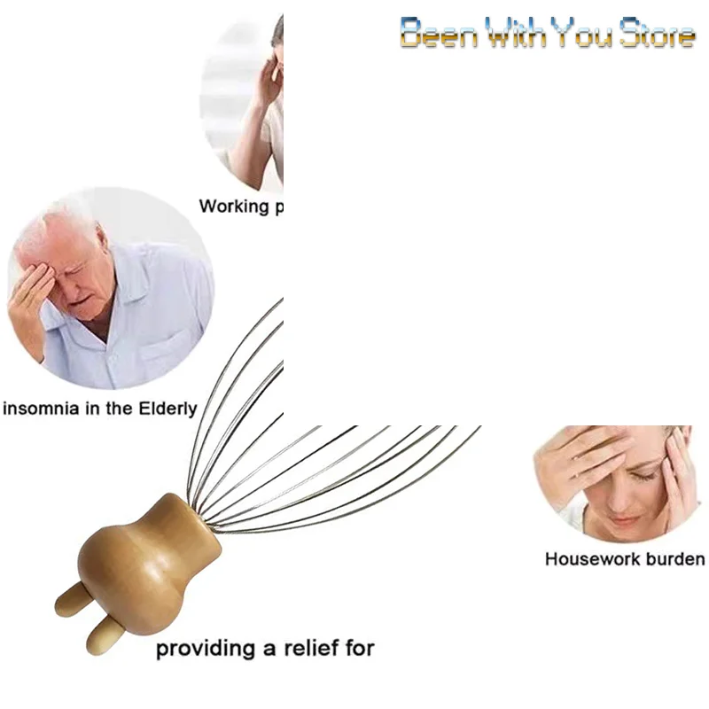 

Массажер для головы, царапающий осьминог, кожа головы, 12-лапа, экстрактор без душа, божественная расслабляющая голова, для извлечения волос, здоровый уход