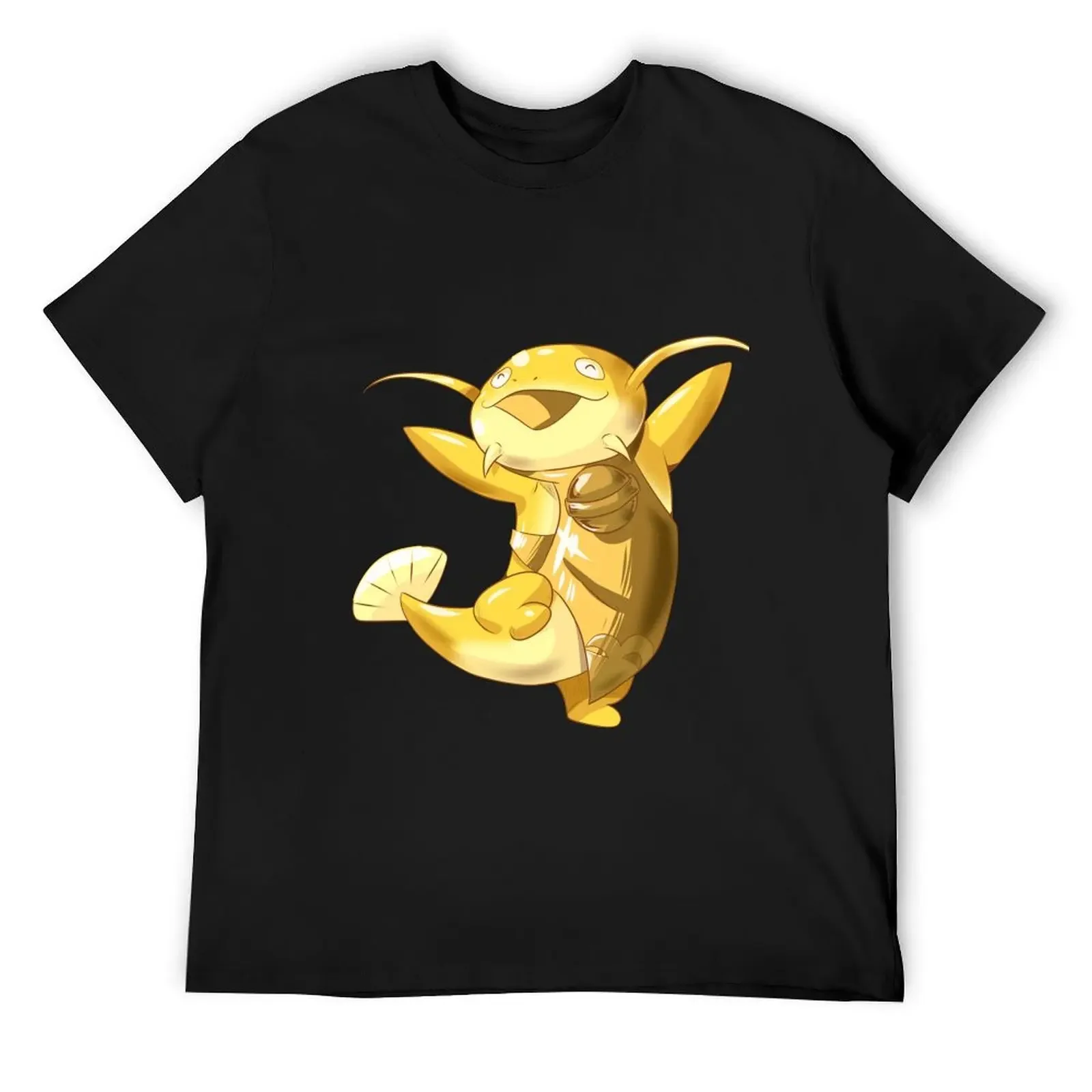 The Gold Whisker T-Shirt cute tops sports fans plus sizes Short sleeve tee men