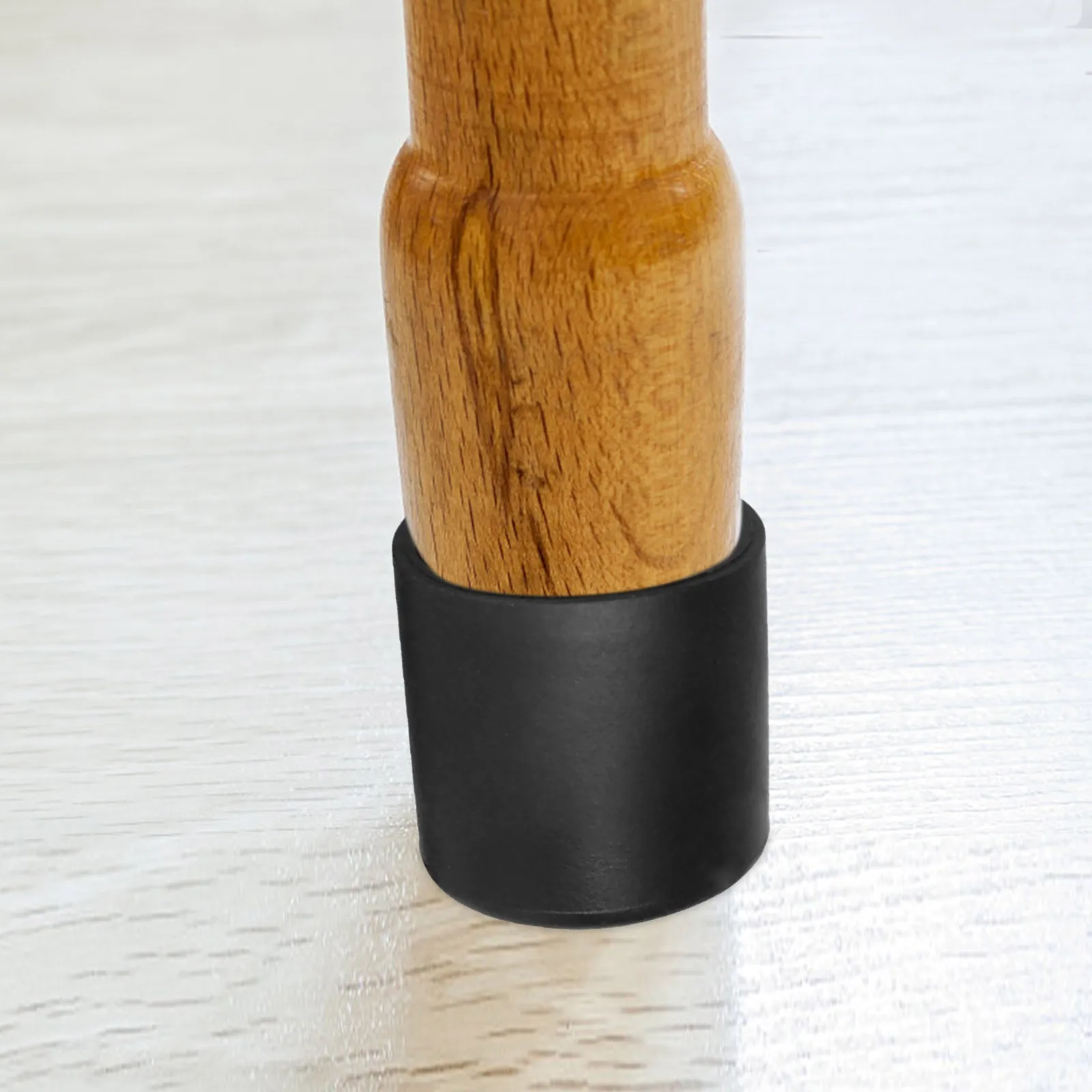 

20Pcs Round Chair Leg Floor Protectors Soft Rubber Caps Black 22mm Non-Slip Furniture Feet Covers for Hardwood
