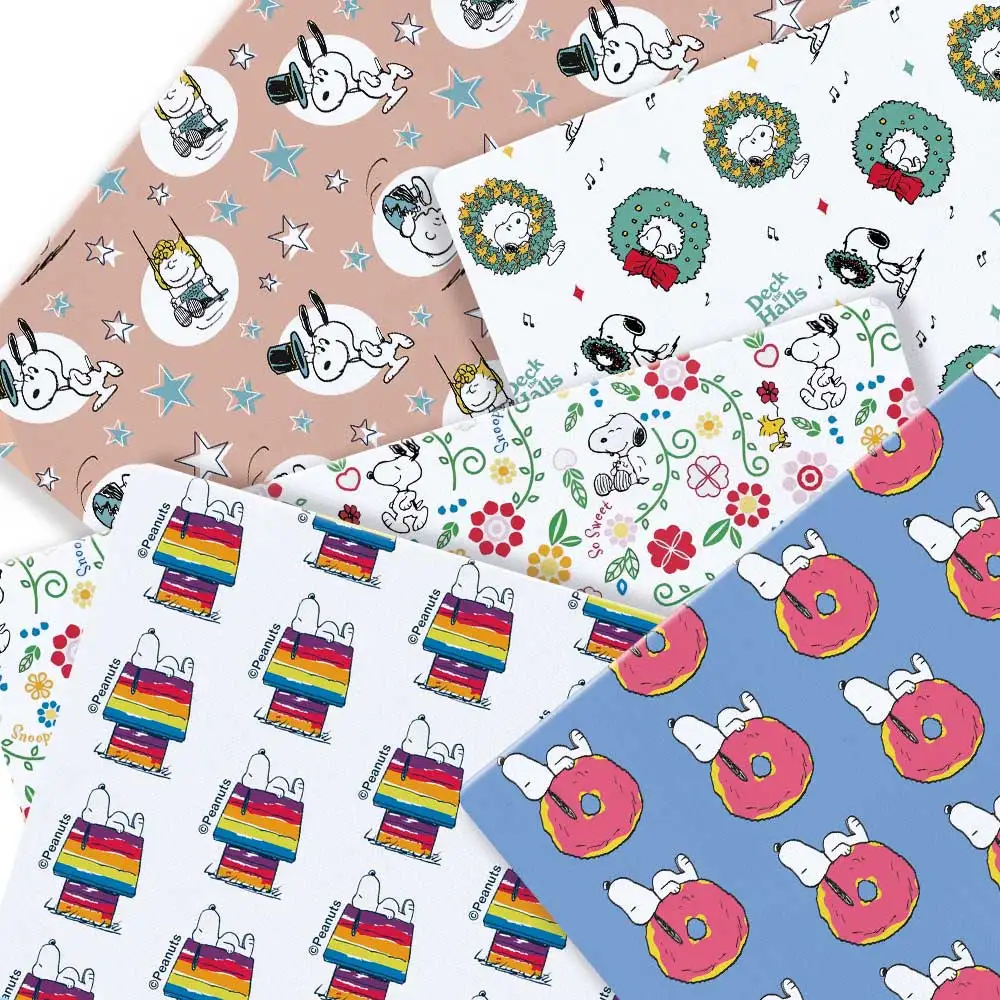 Cartoon Stoff Heißer DIY140*50cm Handgemachte Nähen Patchwork Quilten Baby Kleid Hause Blatt Gedruckt Stoff Stoff Nähen kinder Fabri