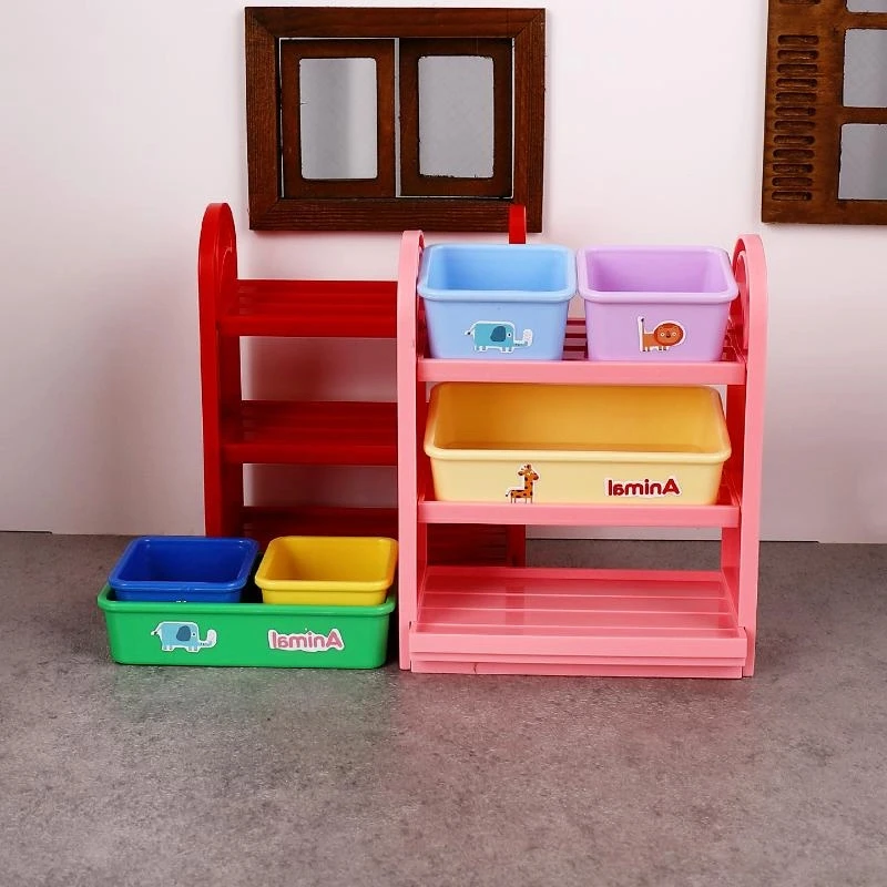 Dollhouse Miniature 1/6 Scale Storage Rack Model Display Stand - Perfect DIY Doll House Accessories
