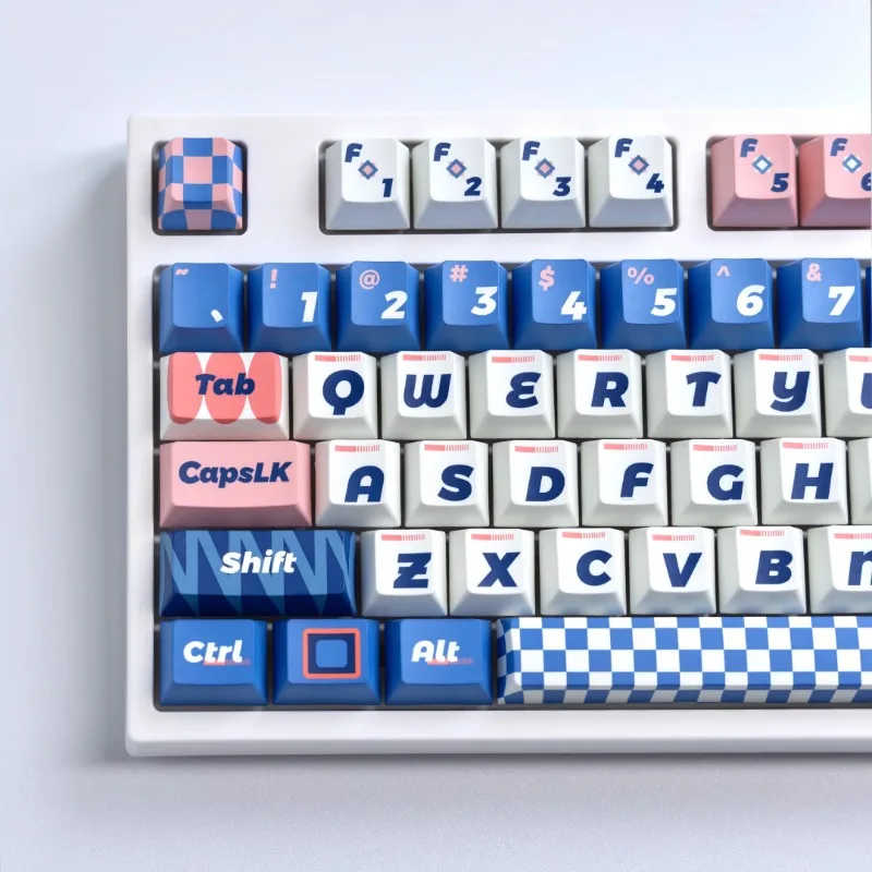 Imagem -03 - Teclado Mecânico Cap Grupo Keycap Pbt Personalizado Perfil Cereja Teclado Mecânico Tema Grotesco Desenhos Animados Personalizados