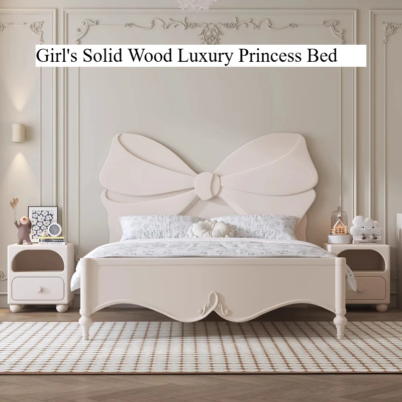 Fashion Wooden Double Bed Teen Girls Modern Headboard King Size Double Bed Frame Adult Clearance Couples Bedroom Furniture Sets