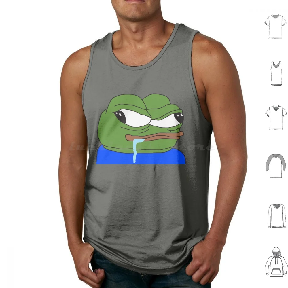 Apu Apustaja Drooling Saliva From Mouth Crazy Look Meme Black Bg Hd High Quality Online Store Tank Tops Print Cotton Apu