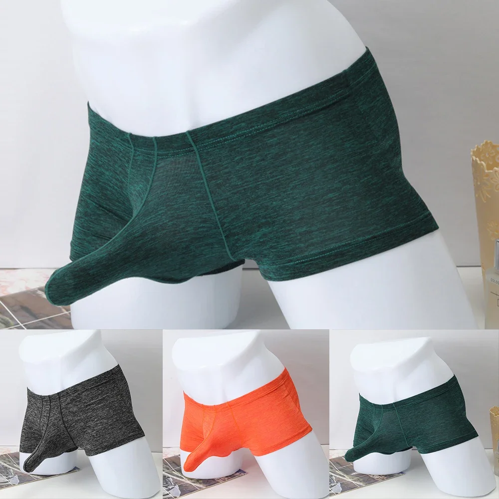 Underpants Brief Lingerie Thong Pant Undies Panty Mens Briefs กางเกงขาสั้นผู้ชายเซ็กซี่ทําจากสบาย Modal