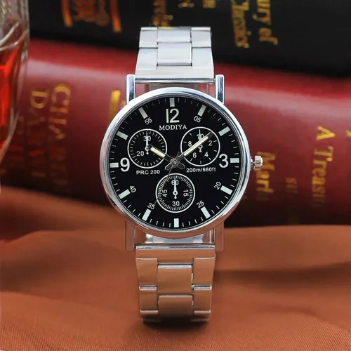 Imagen 2 del producto Relojes de pulsera a la moda para hombre, relojes de pulsera para hombre, Reloj de cuarzo de acero inoxidable, relojes de moda para hombre 2023, Reloj de lujo