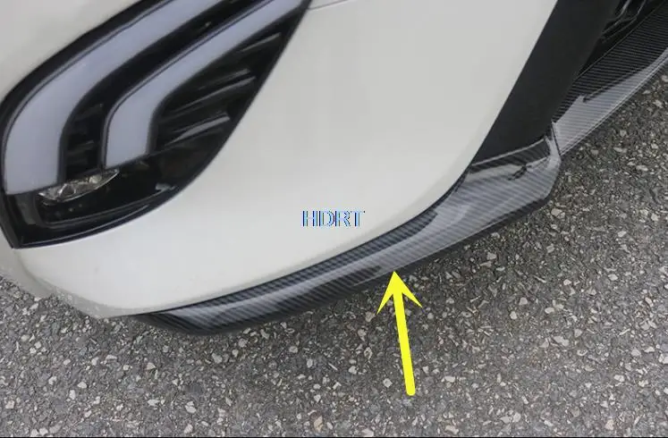 

Угловая накладка на передний бампер автомобиля из углеродного волокна для Toyota Camry 2018 2019 2020 2021, боковой молдинг, защита от царапин