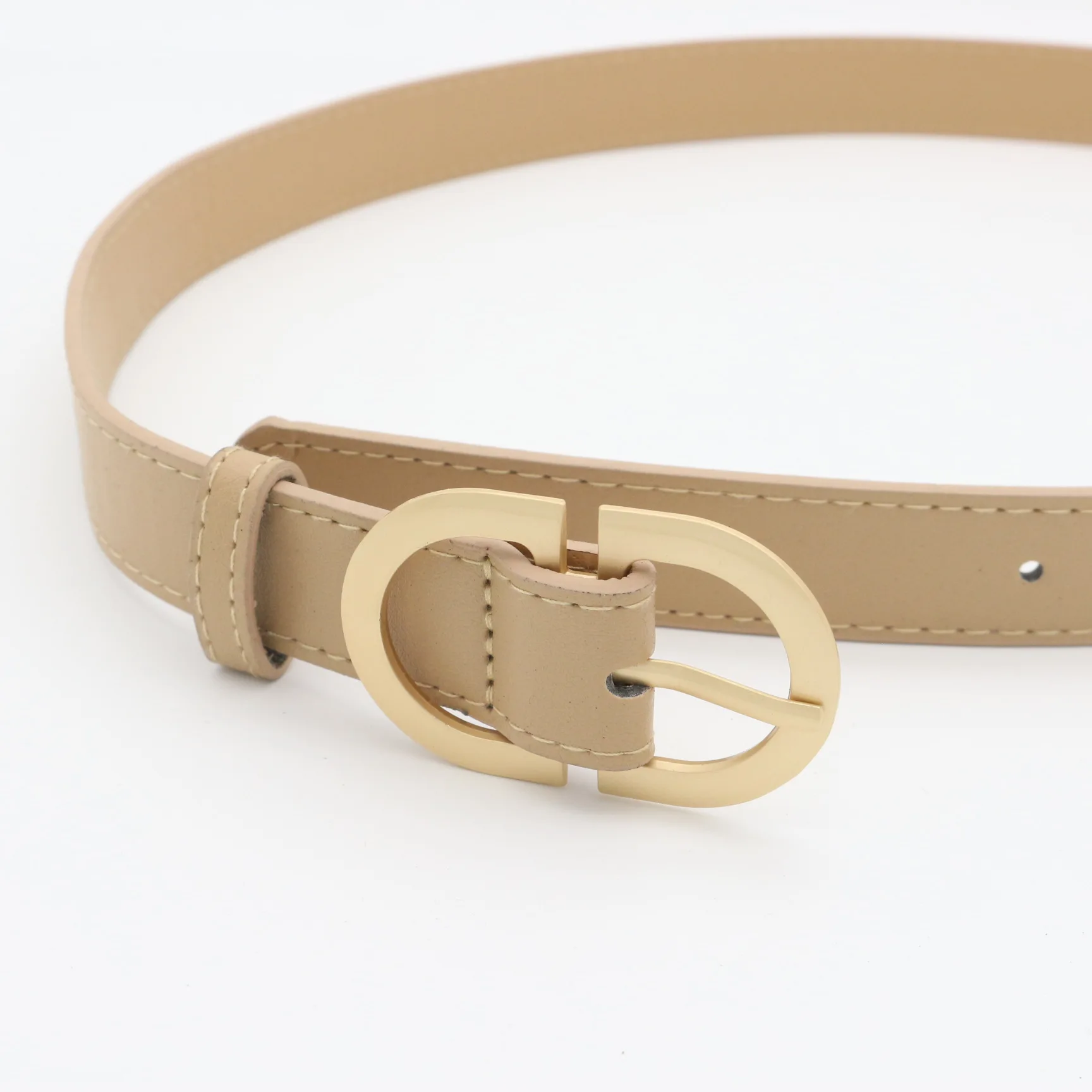 Nieuwe Mode Dubbele D Letter Gesp Dames Riem Veelzijdige Cowboy Riem Student Riem Goedkope Riem