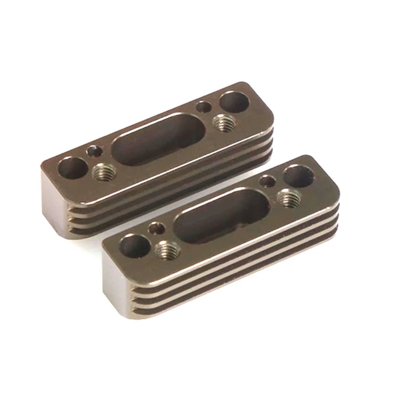 Base de montaje de motor de Metal para Kyosho MP9 MP10 1/8 RC, piezas de mejora de coche, accesorios, 2 uds.