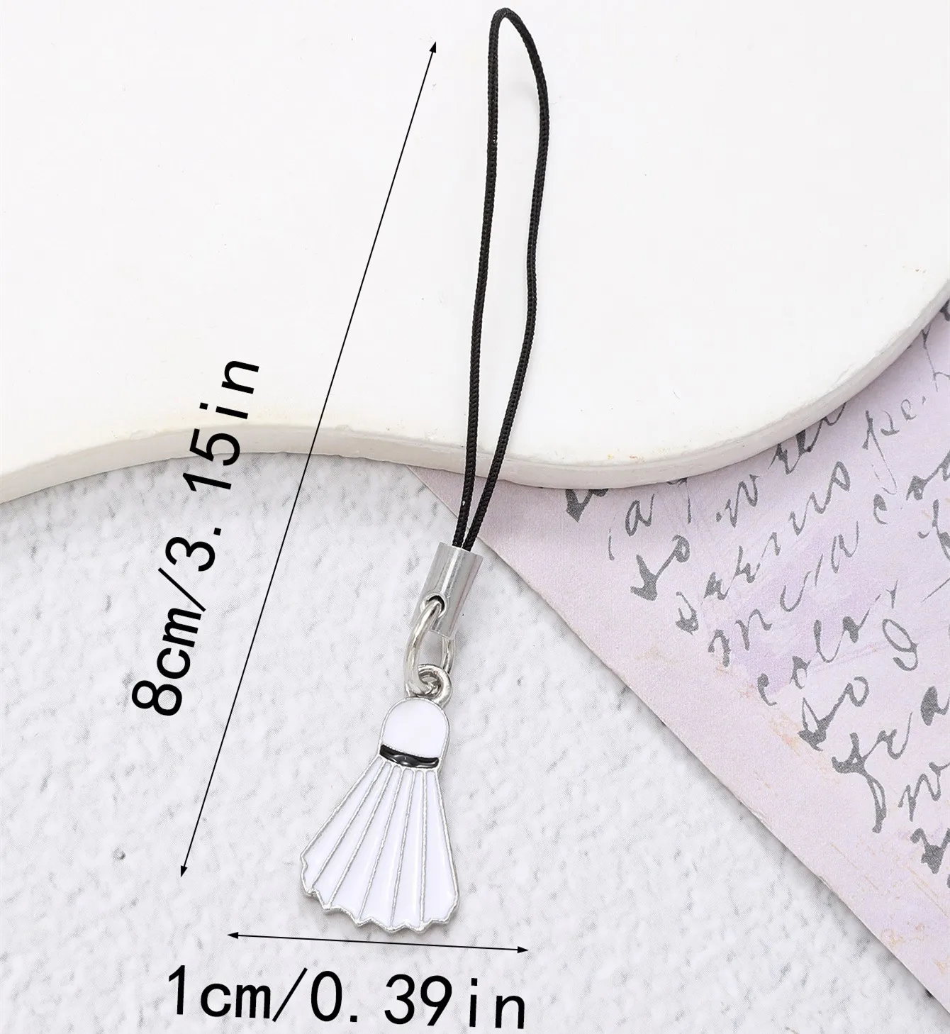 Creative Ball Mobile Phone Chain Basketball Soccer Pendant Keychain Phone Chain New Fashion Sports Keyring Car Hangings 2024