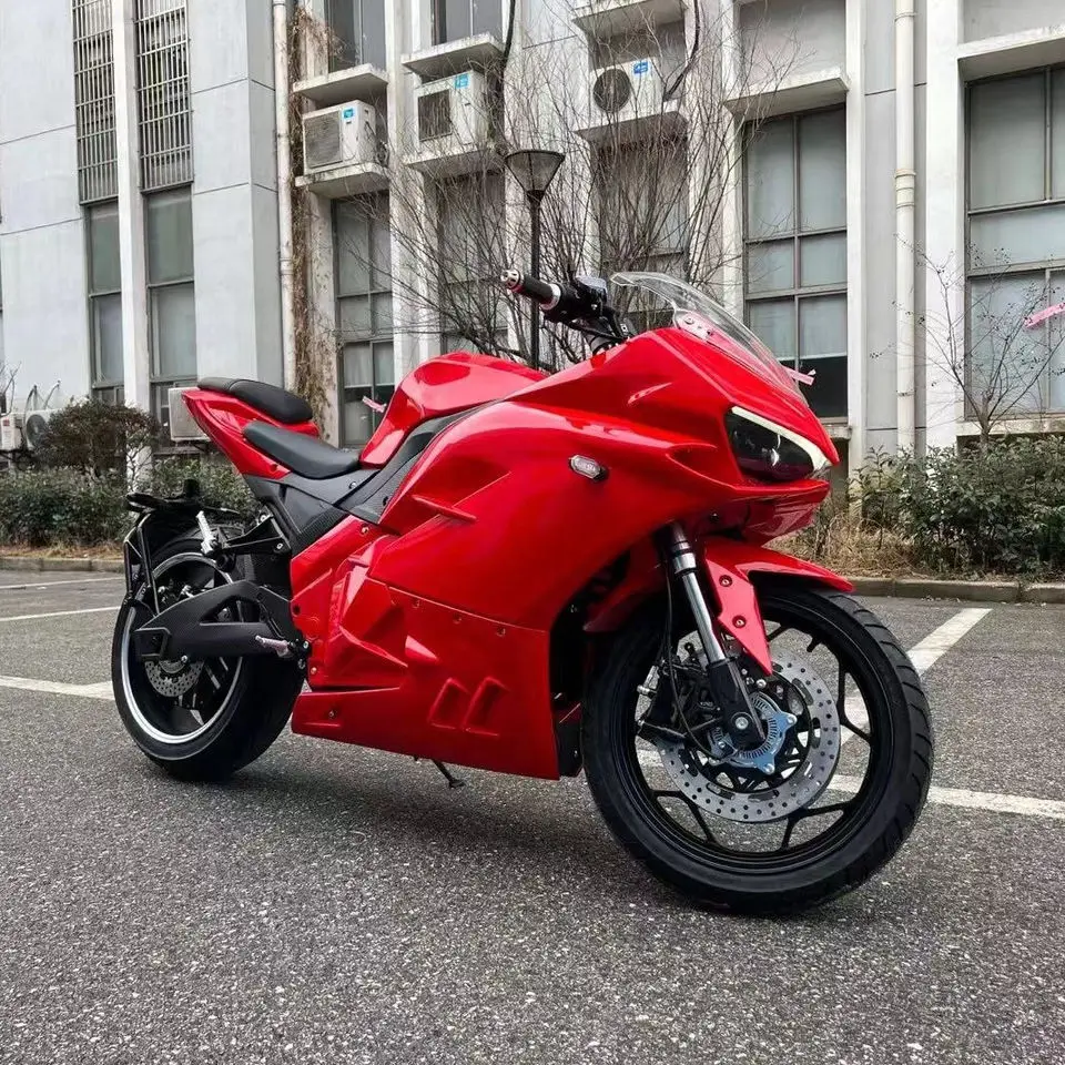 170 km/h high quality medium chain motor electric racing motorcycle 15000w lithium battery sports motorcycle for sale