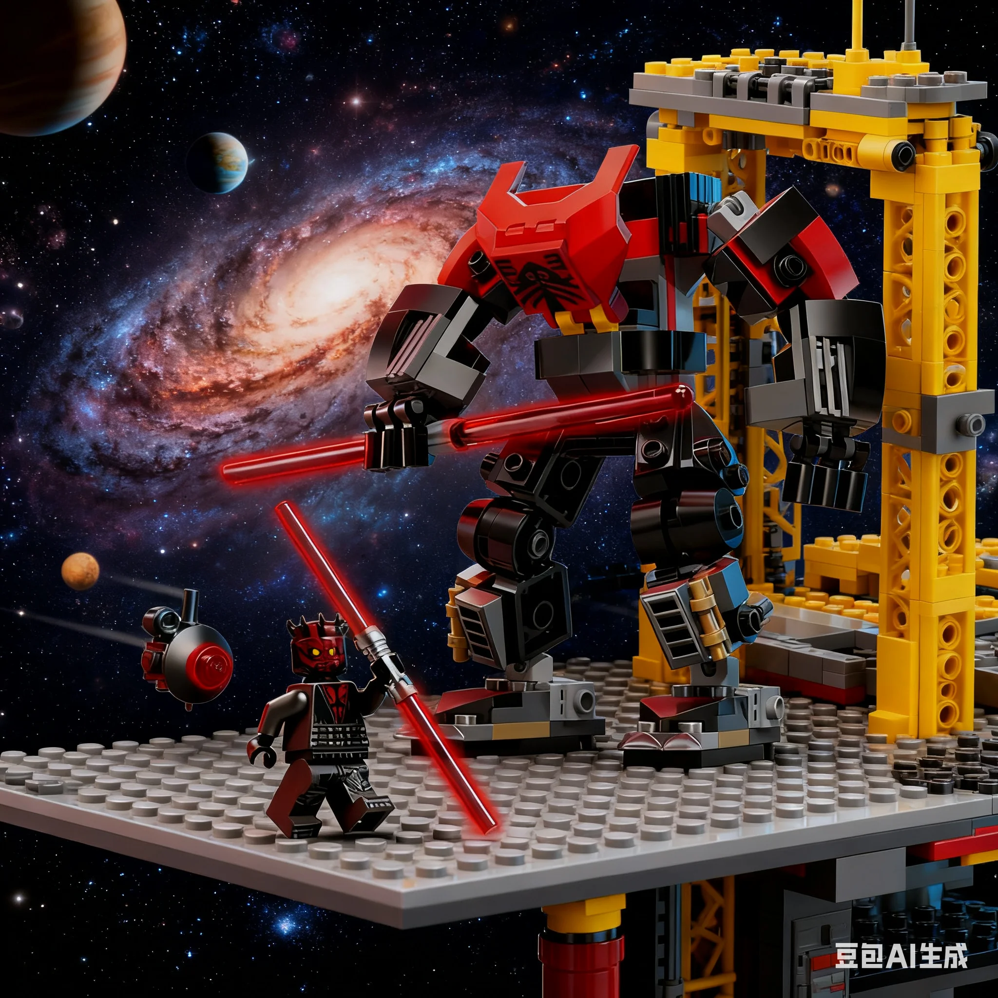 مكعبات بناء ليغو سلسلة حرب النجوم 75411 دارث مول القتالية الميكانيكية لعبة مكعبات البناء للأطفال هدية #3