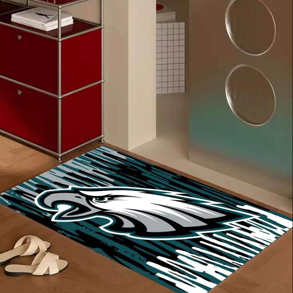 

Philadelphia Eagles NFL American Kitchen Mat Cheaper Anti-slip Modern Living Room Balcony Printed Modern Home Decor