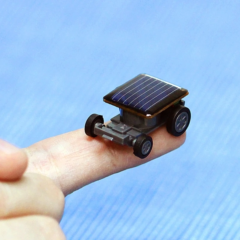 Solar Powered Mini Car Creative Solar Toy Car No Battery Needed Self Running Race Car Educational Science Toy Fun Puzzle Gadget