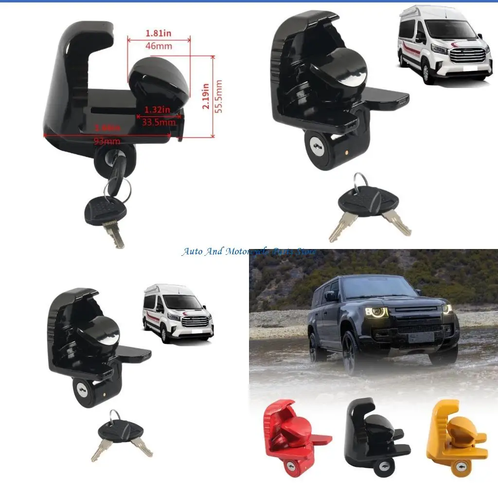 

P9FD Shackle Padlocks Coupler Lock Trailer Hitch Lock Trailer Accessories