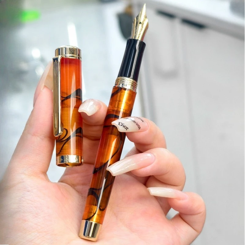 huxiaoshan-original-montario•zero-fountain-pen-ef-f-m-038-05-07mm-nib-pens-for-writing-gift-office-stationery-pk-admok-m800