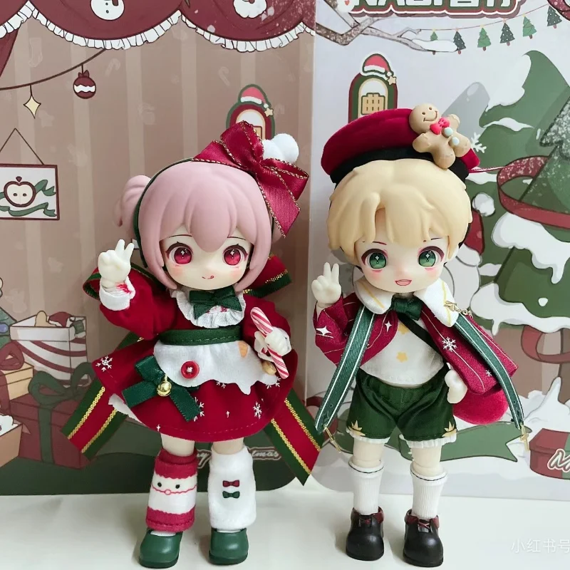 Genuine 1/12 Bjd Joints Nagi Christmas Kindergarten Wish Party Series Anime Figure Model Dolls Action Figures Kawaii Desktop Col