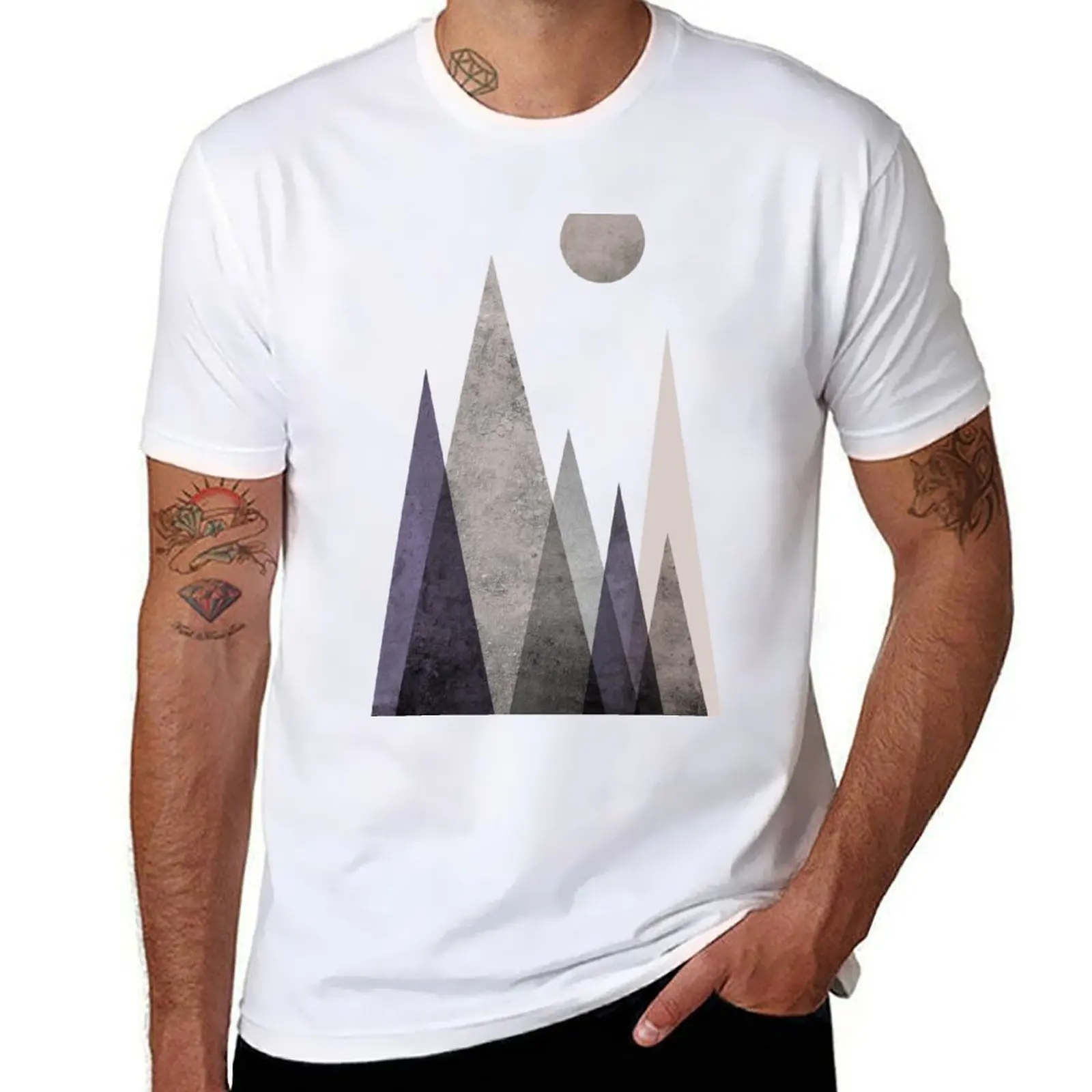 

Scandinavian Mountains T-Shirt man t shirts for men casual funny t shirts cotton T-Shirt