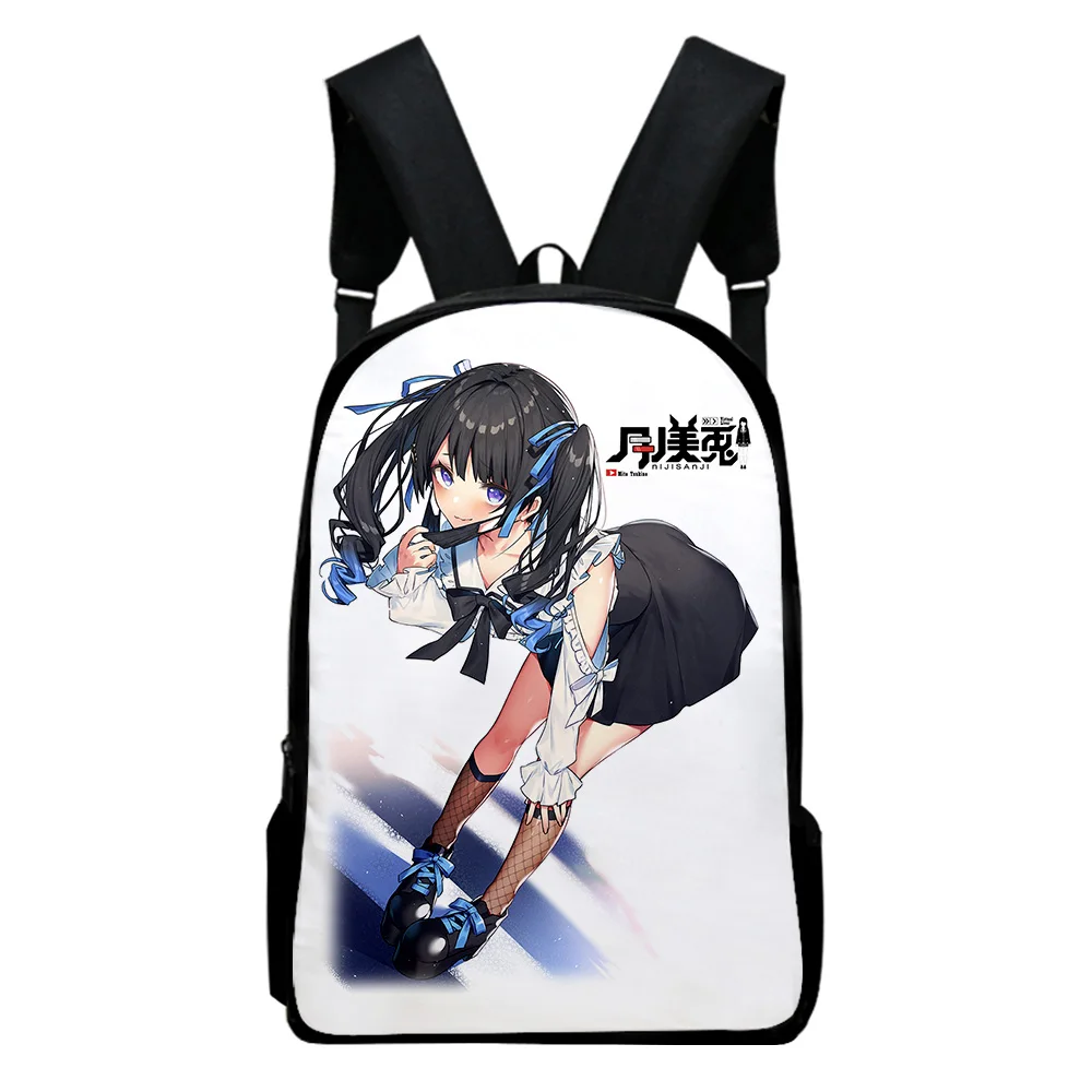 VTuber Tsukino Mito Anime Backpack School Bag Adult Kids Bags Unisex Backpack 2023 Japan Manga Daypack Harajuku Bags