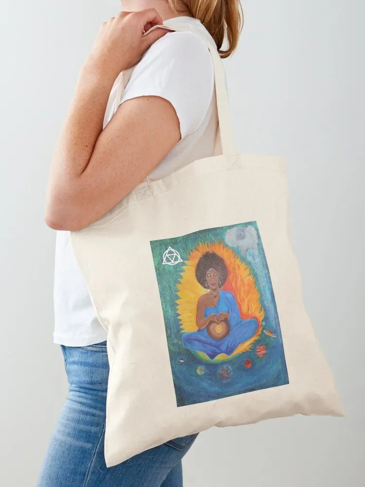 Divine Feminine Oracle Tote Bag tote men supermarket folding university Lady