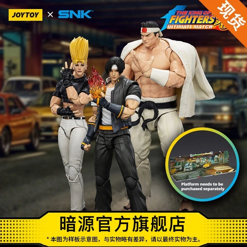 

Оригинальный набор из 3 фигурок JOYTOY x SNK KOF '98: Команда героев UM и Команда воинов Икари, масштаб 1/18, коллекционная игрушка, подарок на день рождения
