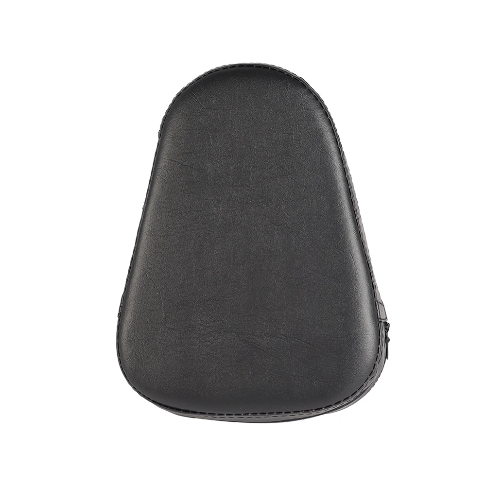 Motorcycle Universal Black Synthetic Leather Sissy Bar Backrest Cushion Back Pad For Harley Sporsters 883 Honda Yamaha Suzuki