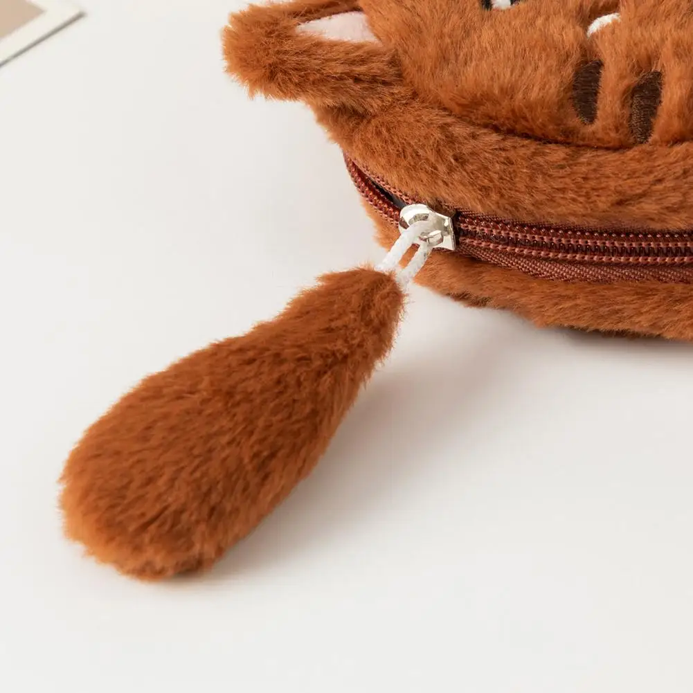 Cat Plush Coin Purse Portable Lipstick Pouch For Kids Coin Purses Ladies Cute Animal Car Keychain Plush Ornament Birthday Gifts