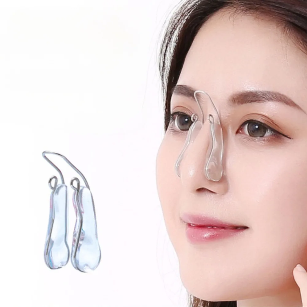 Nose Shaper Clip Nose Up Lifting Shaping Bridge Straightening Device Slimmer No Nose Silicone Tools Respingador Para La Nariz