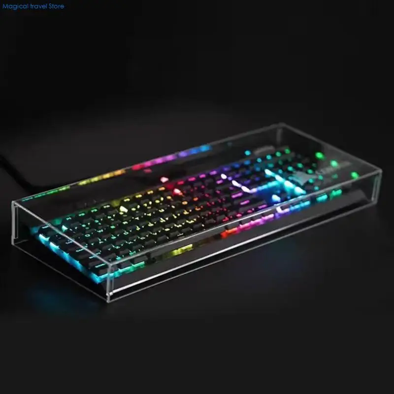 N2UB Clear Transparents Keyboards Protectors Against Dust Spills For 104-108Keys Mechanical Keyboards