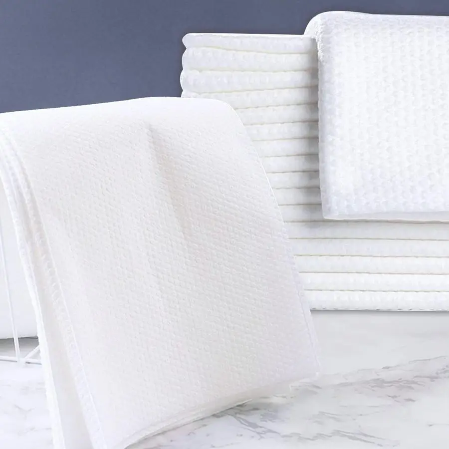 Toalhas de secagem de cabelo, 100 contagens super absorventes grandes de luxo, salão de beleza, spa, viagens de acampamento para cabelo, rosto, uso corporal 16 x 31,5