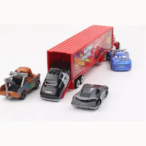 Disney-Cast PVC Car Model Toys For Children, Pixar Car 3, Lightning McQueen, Uncle Truck, Jackson Storm, 1:55, Boy Christmas Gift, 6-7PCs by Set 8 Main Sales Miniature Truck - №5
