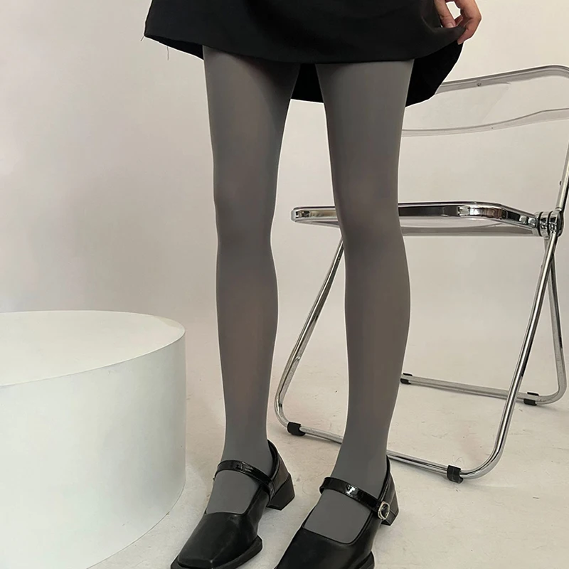 Warme weiche Samt nahtlose Strumpfhosen Frauen Candy Farbe Sexy hohe elastische enge süße Mädchen bunte elastische lange Strümpfe Strumpfwaren – Detail 12