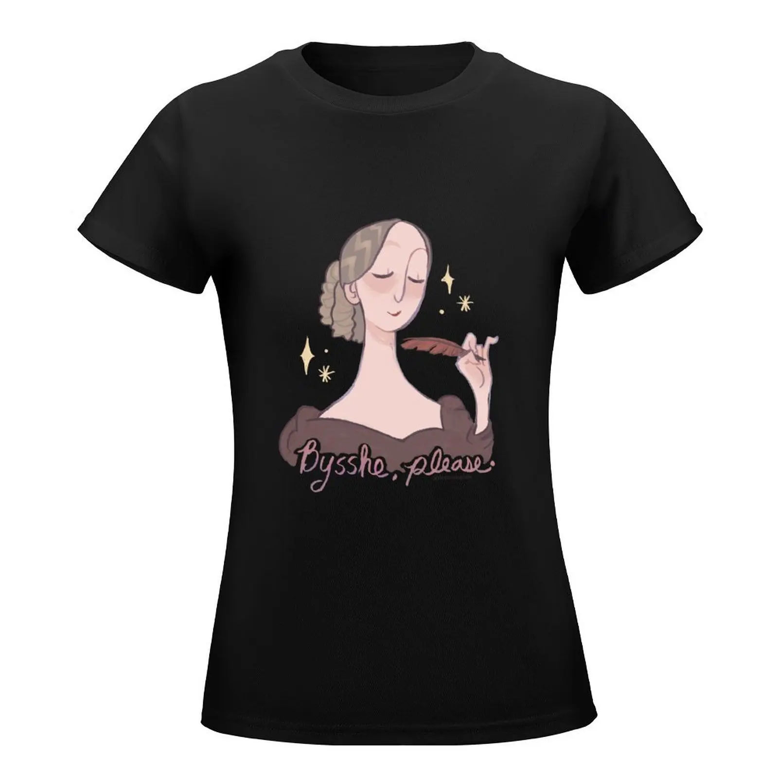 T-shirt graphique Mary Shelley pour femmes, t-shirts rock and roll, abonnés