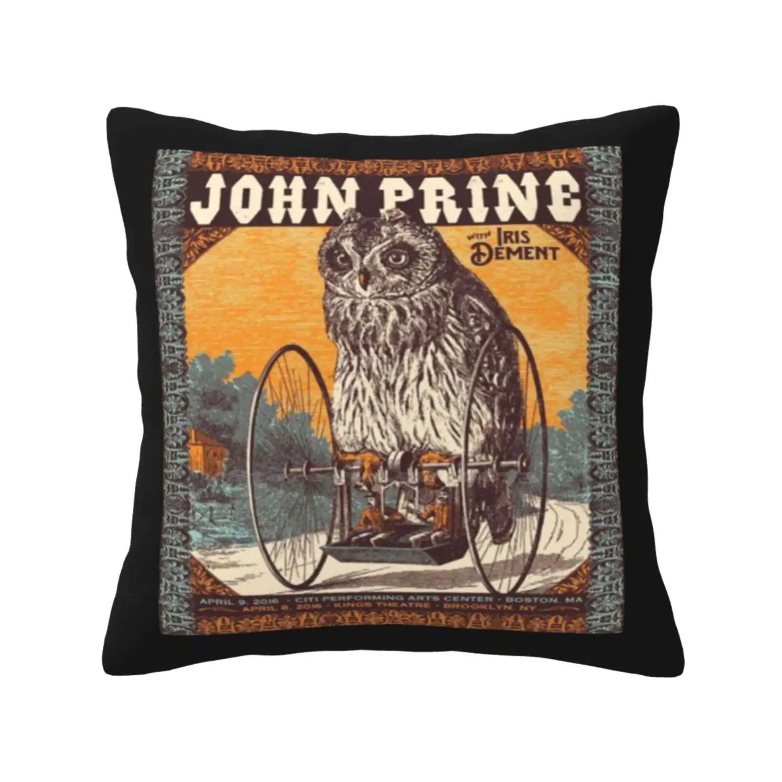 Fourpri Show John American World Tour Bedroom Office Hug Pillowcase Listen To John Prine 2020 Country Music Folk Music America