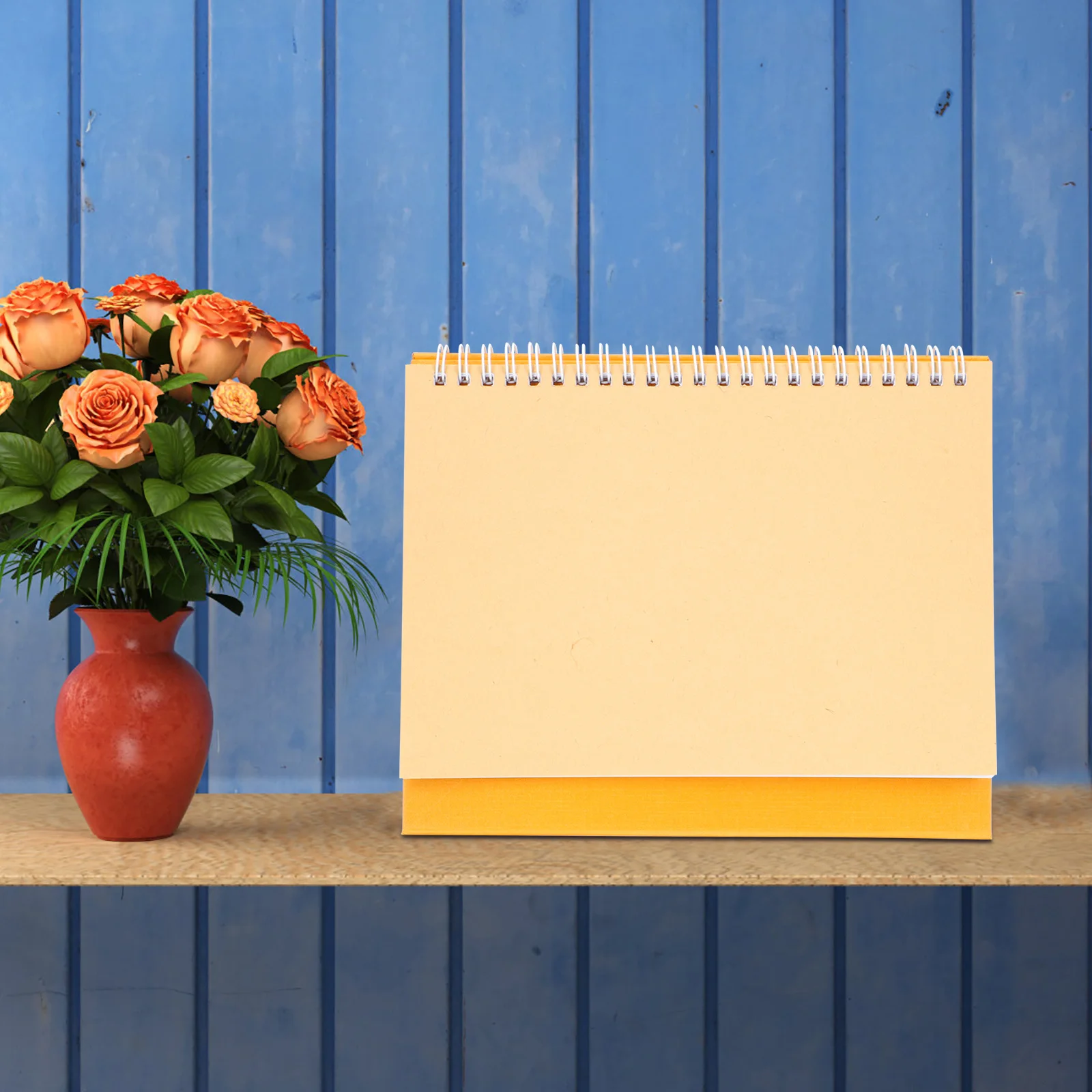 1 set Hand Drawn Desktop Calendar Diy Blank Flipped Standing Calendar For Office Home Decor Gift Mini Tabletop Memo Organizer