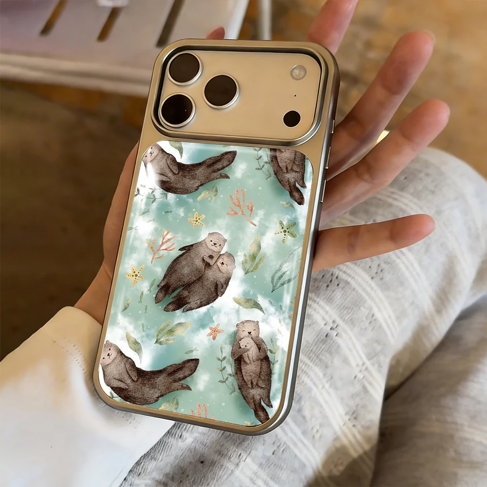 Neue Blumen-Meer-Küsten-Klebstoffhülle für iPhone 15 17 13 Pro Max Phone 11 12 ProMax 14 15 16 Plus Hüllen Stoßfeste Luxus-Coque – Detail 19