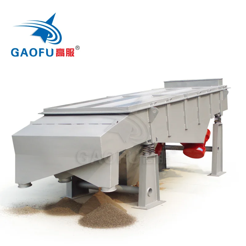 SZF Linear Vibrating Screen 1-5 Layers Vibratory Separator Crushed Rocks Sieving Vibro Sifter Machine for Gravel Separation