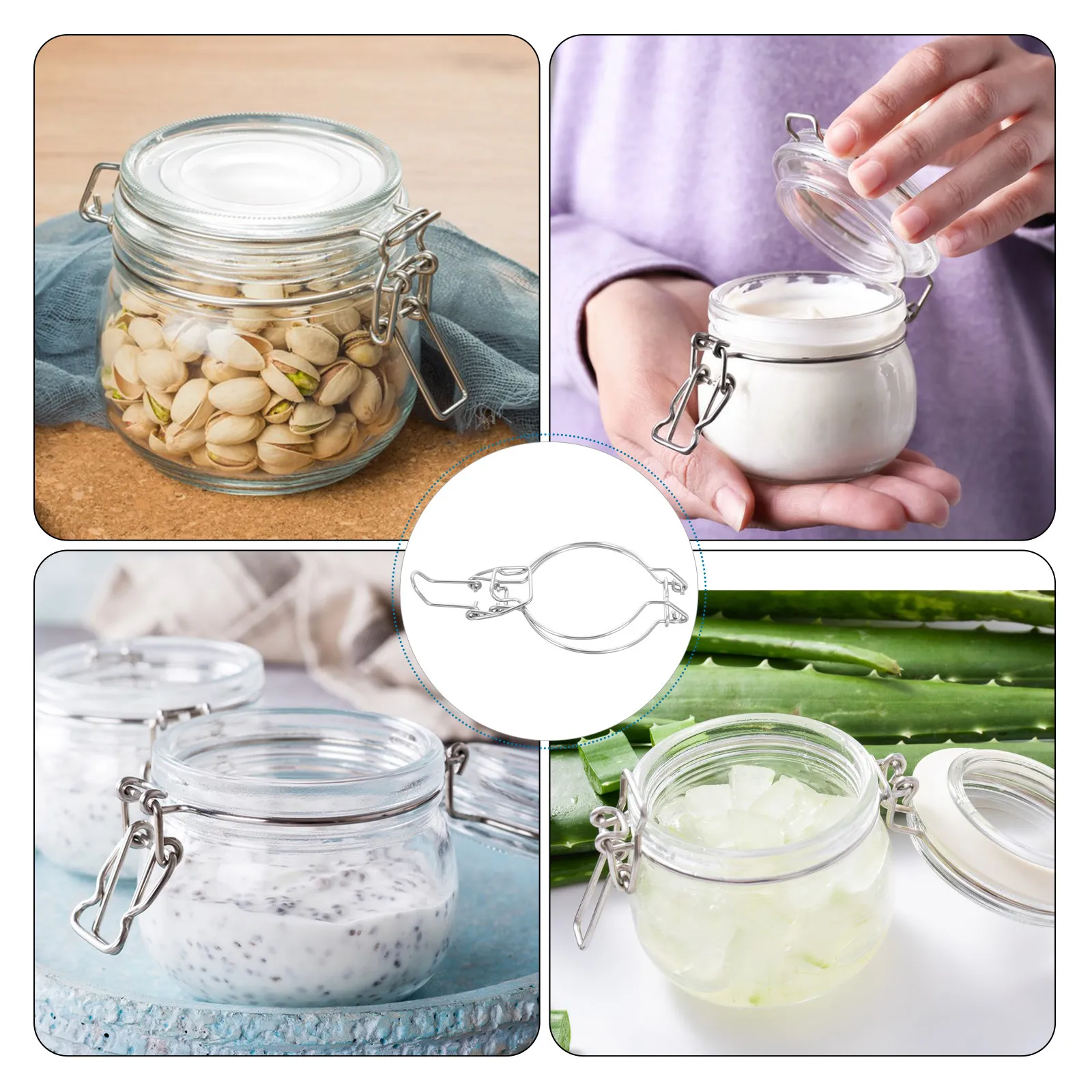10 Stück Edelstahl-Glasverschl – Overnight Oat Jar Bewertung und Preis