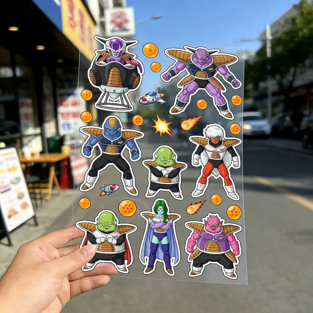 DRAGON BALL GOKU Reflective motorcycle stickers, 3M safety warning at night in the dark scooter helmets