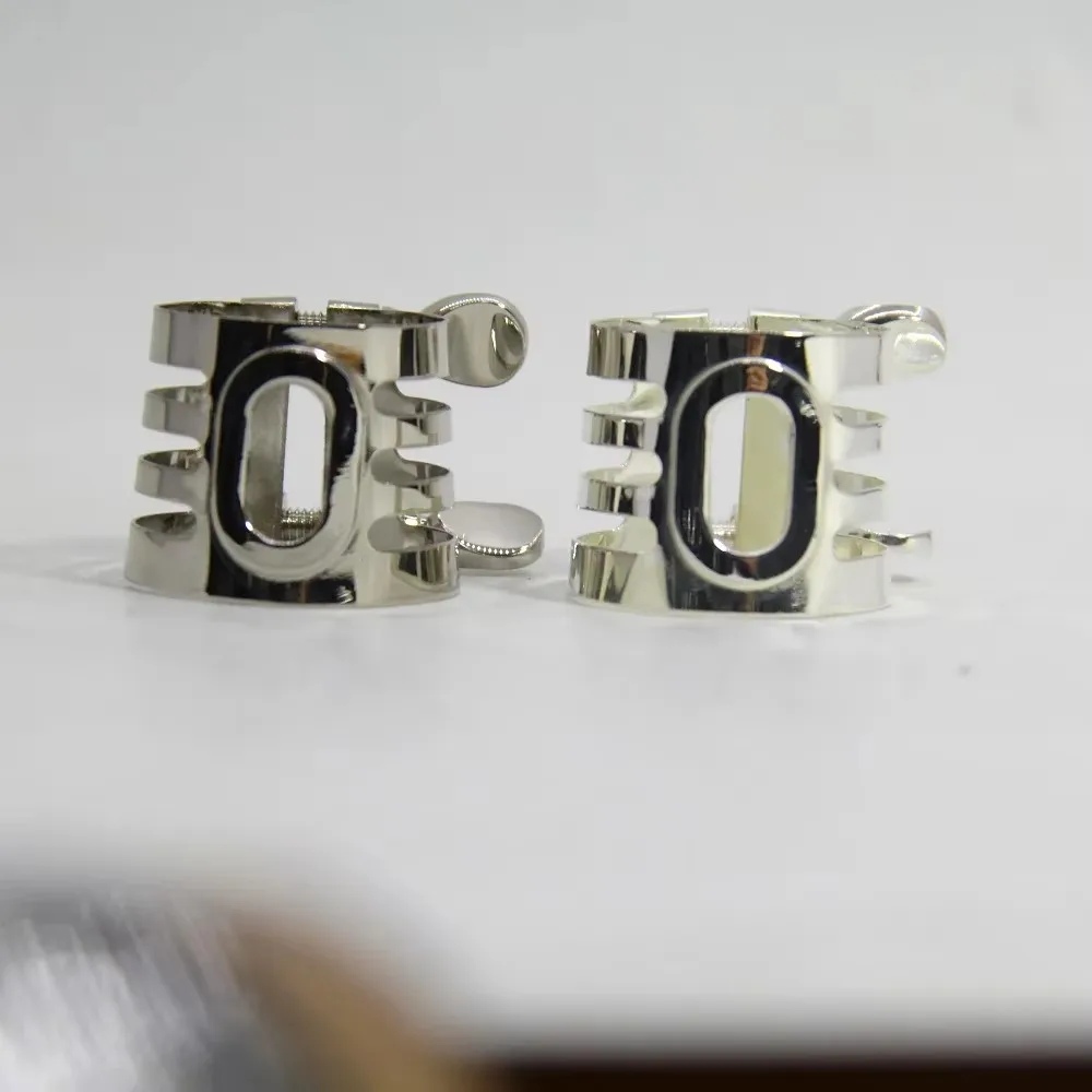 

Clarinet parts Clarinet Mouthpiece Ligature Nickel and silver plating 2pc Clarinet saccessories