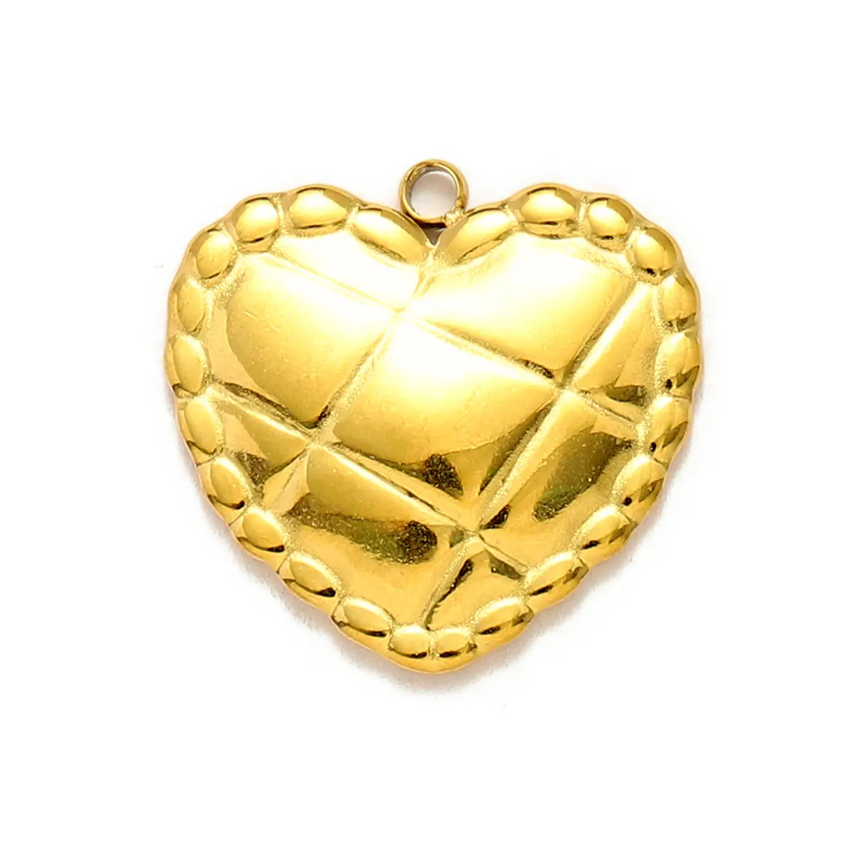 5 قطعة/الوحدة الفولاذ المقاوم للصدأ الحب القلب سحر المعلقات DIY بها بنفسك صنع سوار قلادة القرط مجوهرات الإكسسوار بالجملة