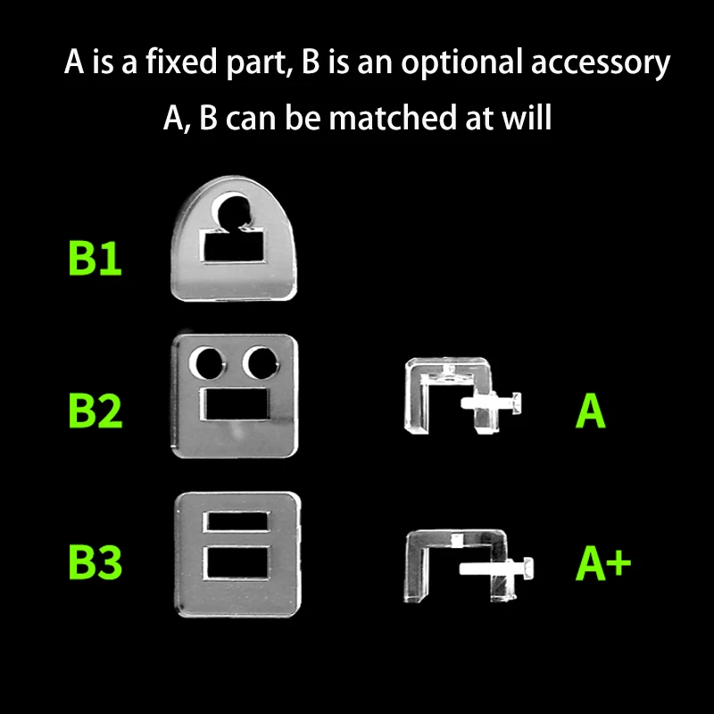 Acrylic Fish Tank Wall Fixture Buckle Inlet and Outlet Pipe Wall Mount Fixture Fish Tank Light Bracket Aquarium Accessories