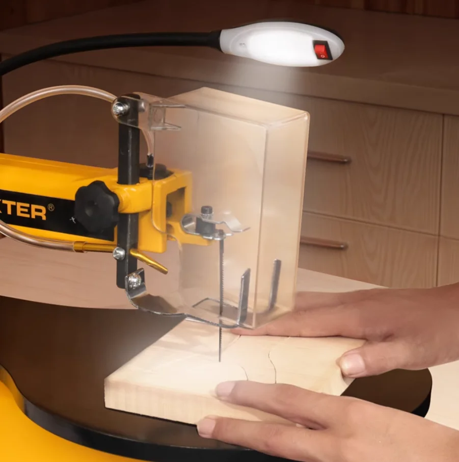 16 Inch LED Lighting 180W Multifunctional Scroll Band Saw Electric Sliding Track Saw Woodworking Cutting Machine