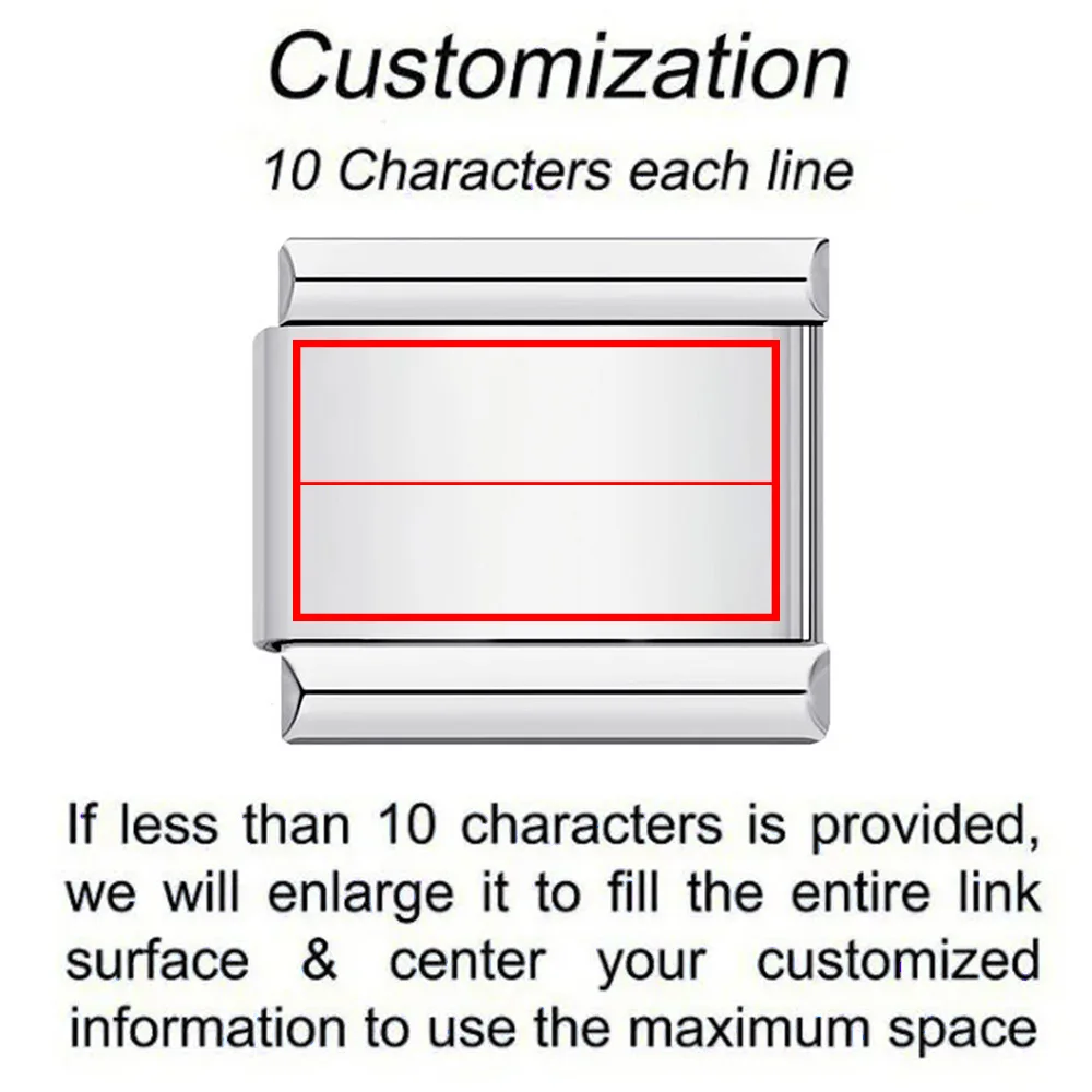 Bransoletka ze stali nierdzewnej 9mm, włoskie charmsy, personalizacja, dostosowanie, sprzedaż hurtowa, koraliki DIY, biżuteria damska i męska, prezenty.